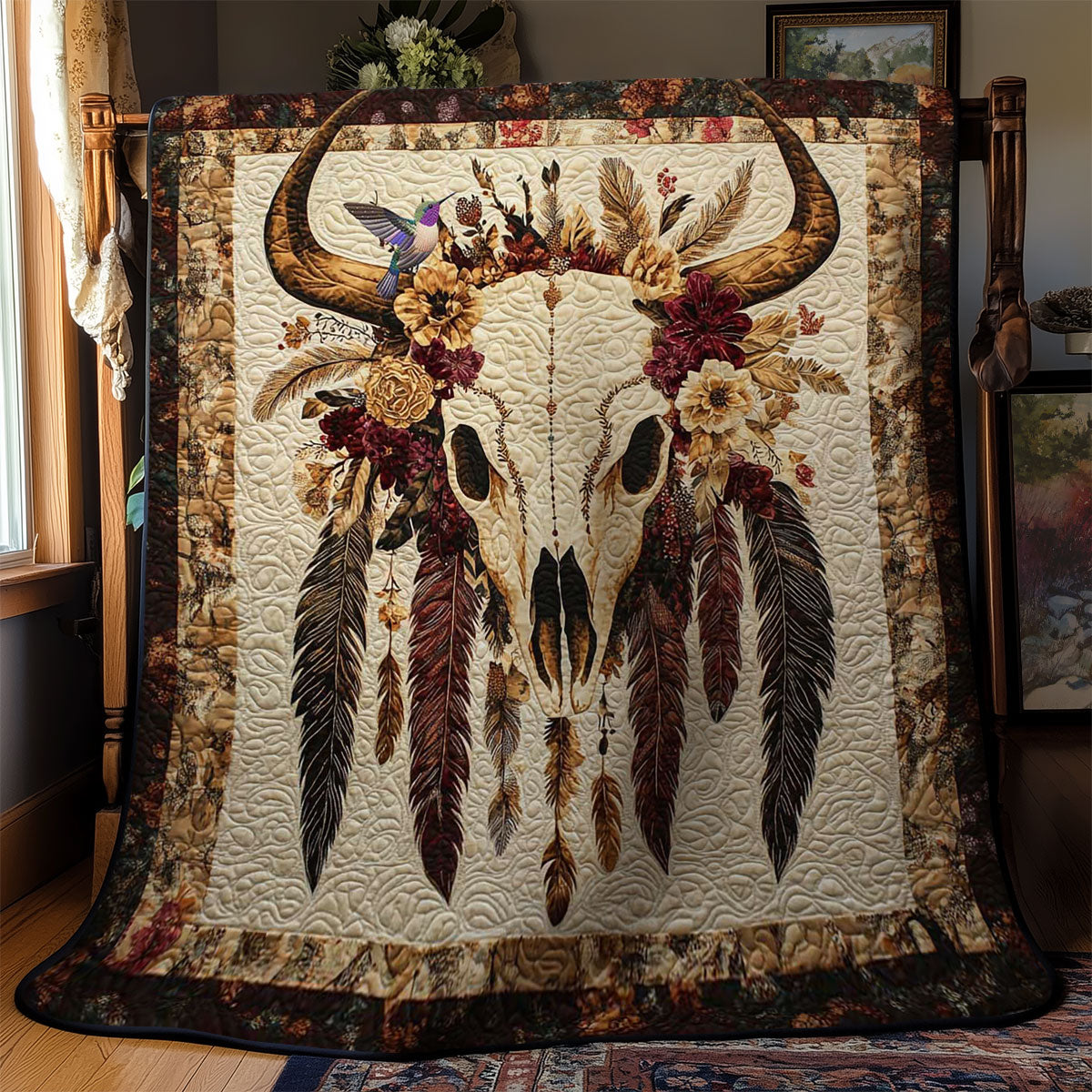 Cow Skull Dreams WN0412081CL Quilt