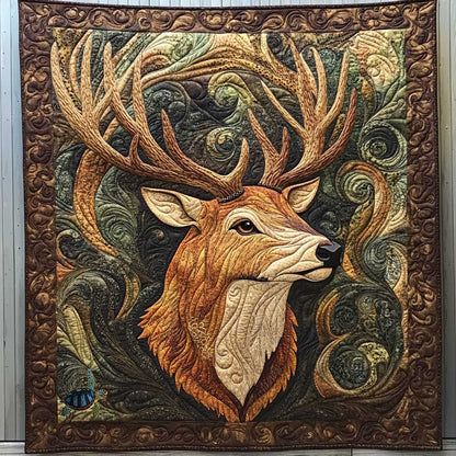 Native American Stag Symbol WP1211017CL Quilt