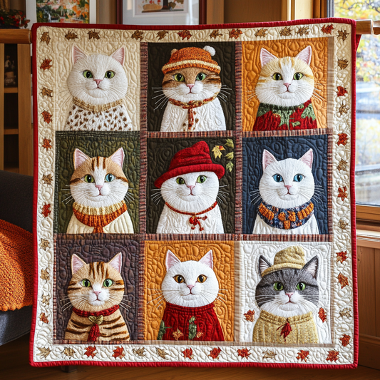 Autumn Cats XR2009001CL Quilt