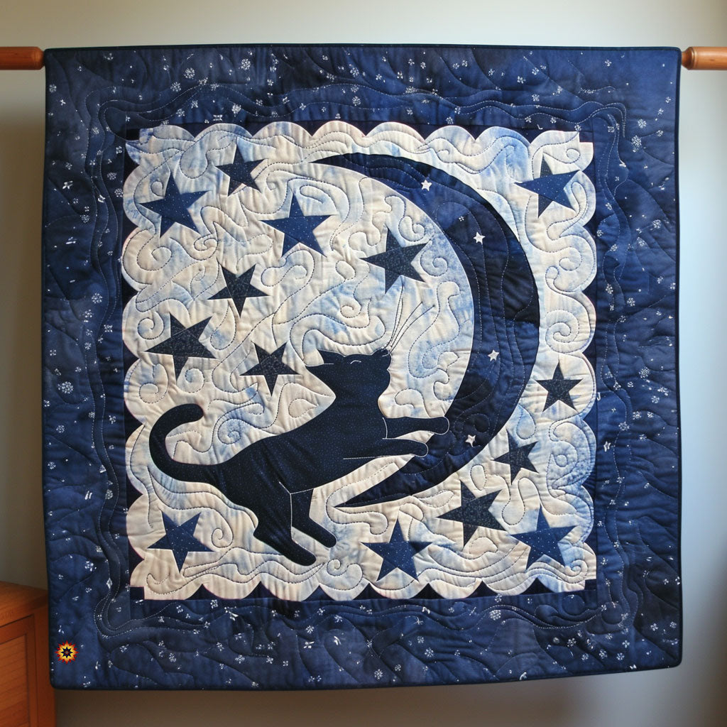 Cat Over The Moon WJ1510001CL Quilt