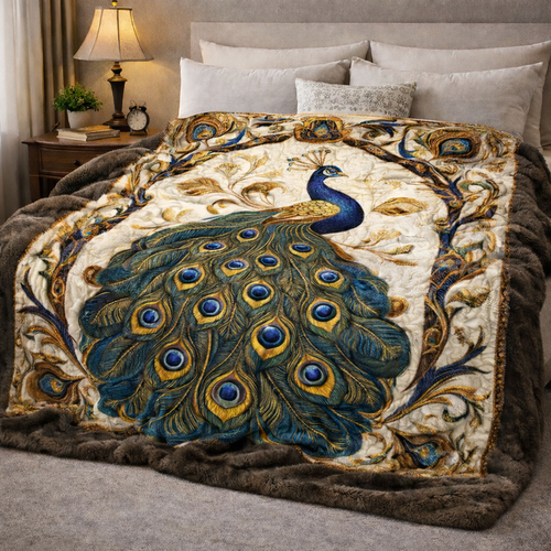 Royal Peacock QA2401006CL Faux Fur Throw Blanket