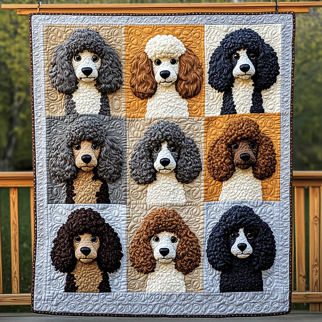 Poodle Pals WN2409043CL Quilt