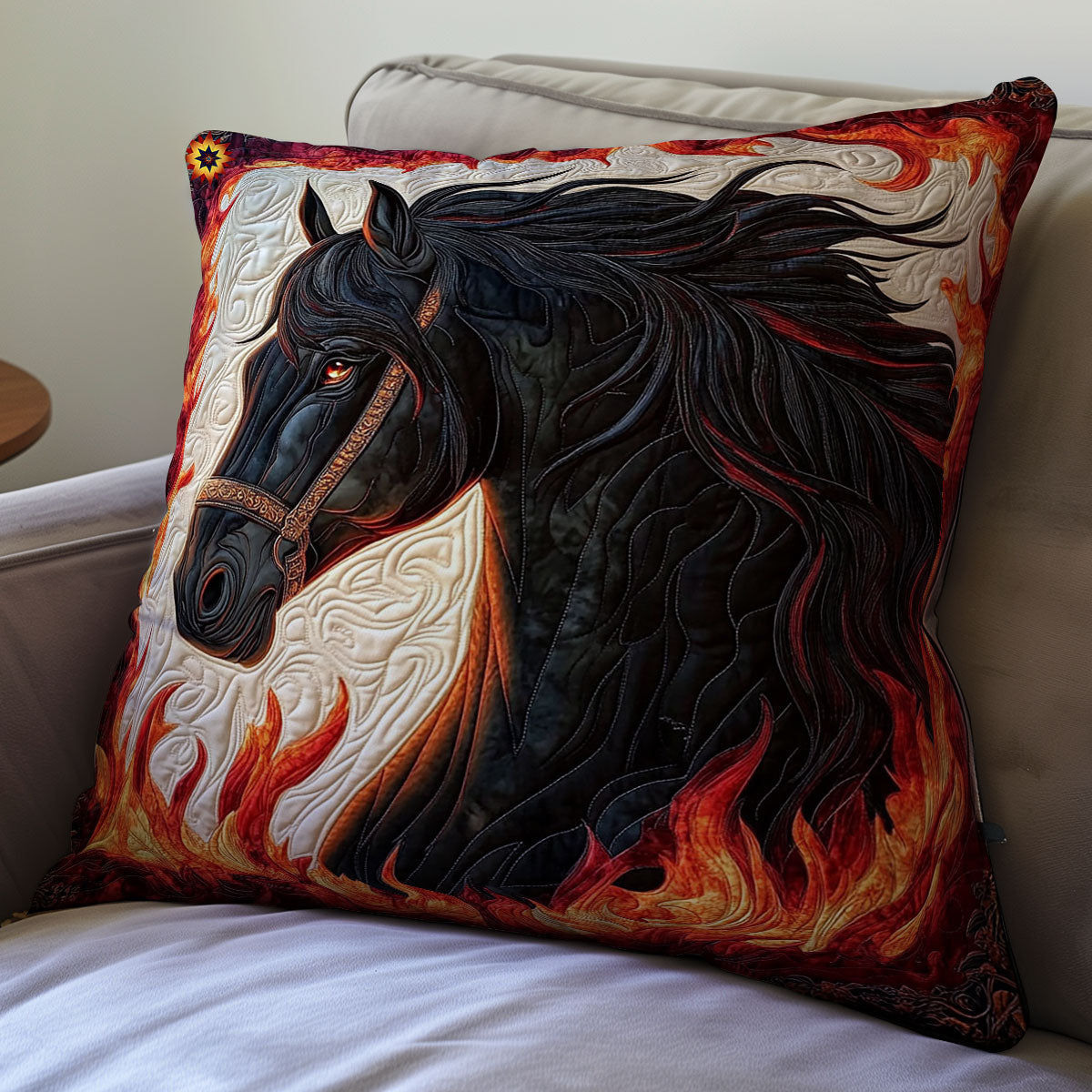 Fire Horse WY0312128CL Quilt Pillow Case