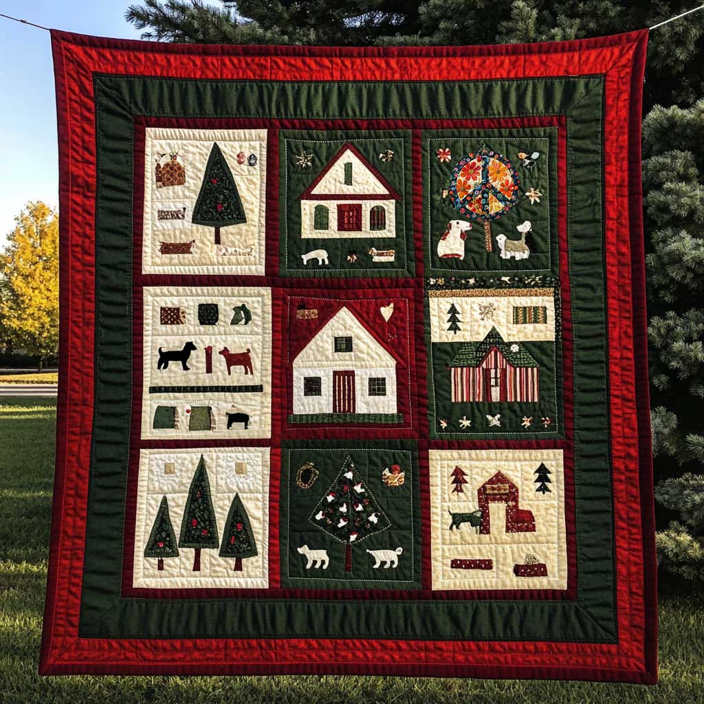 Christmas Lights Glow WN1010003CL Quilt