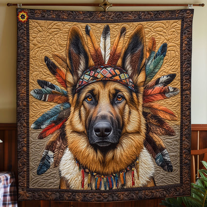 Native American German Shepherd WY1511023CL Quilt