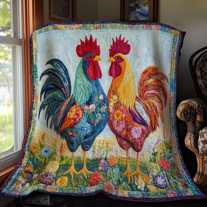 Couple Chicken WY1911069CL Quilt