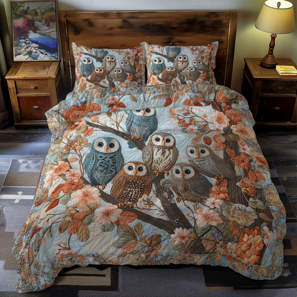 Owl Tree WX1312091CL Duvet Cover Set