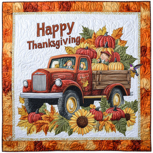 Truck Thanksgiving WY1911010CL Quilt