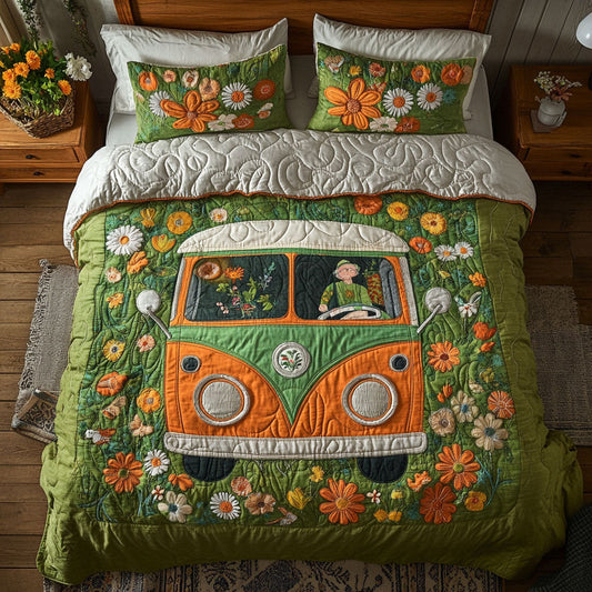 Van In Flower WY1202060CL Duvet Cover Set