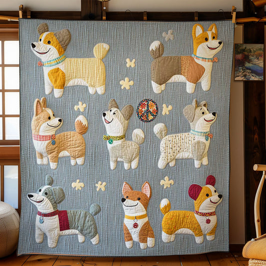 Corgi Cuteness WN2910056CL Quilt