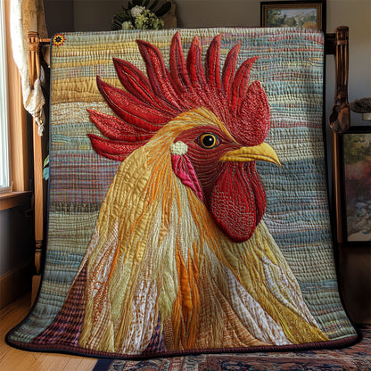 Abstract Chicken WY1911051CL Quilt