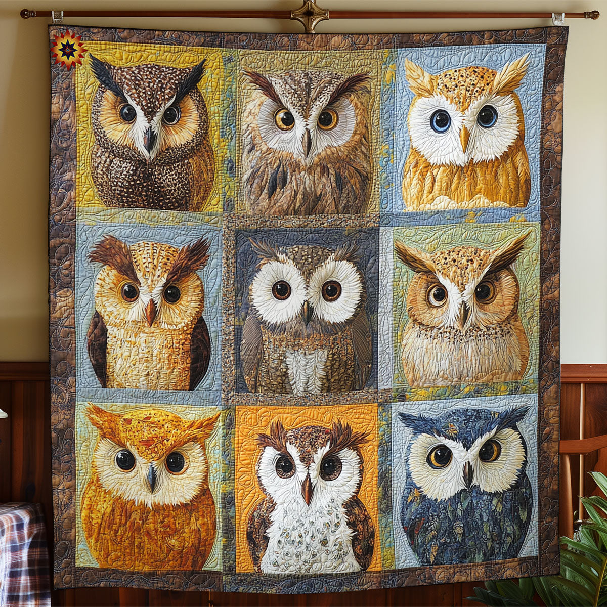 Owl WY2111020CL Quilt