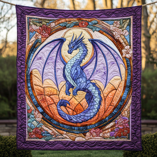 Dragon Stained Glass WT2702135CL Quilt
