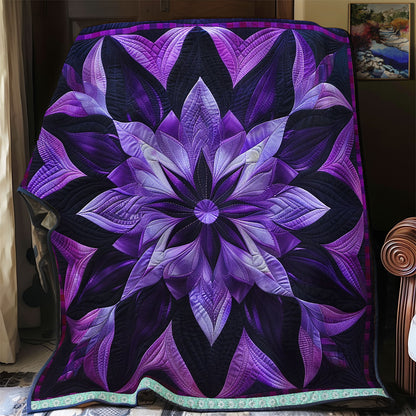 Celestial Purple Petals WN1309027CL Quilt