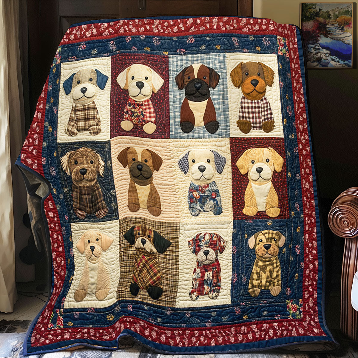 Puppy WY1502045CL Quilt