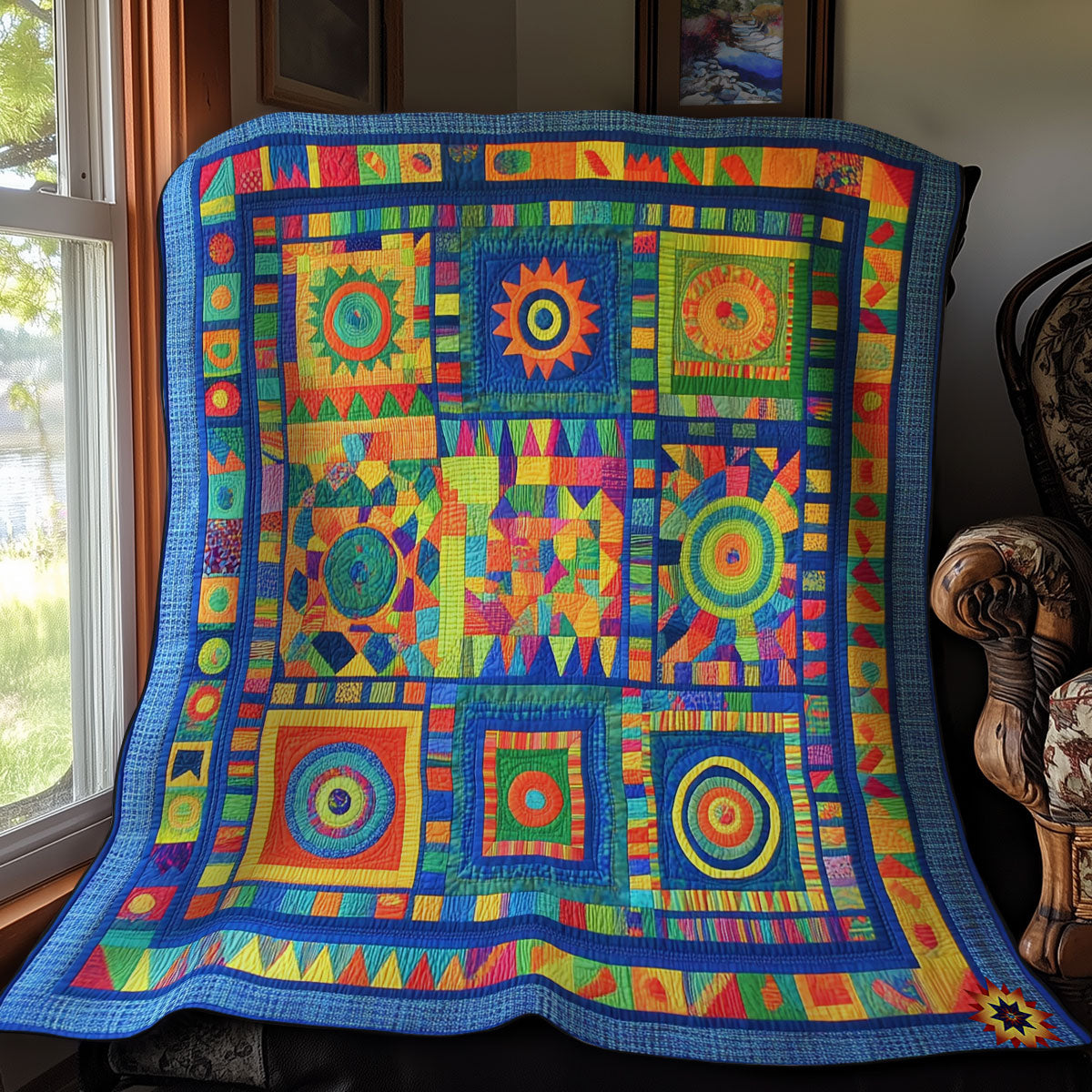 Colorful Trigger Pattern WY1211009CL Quilt