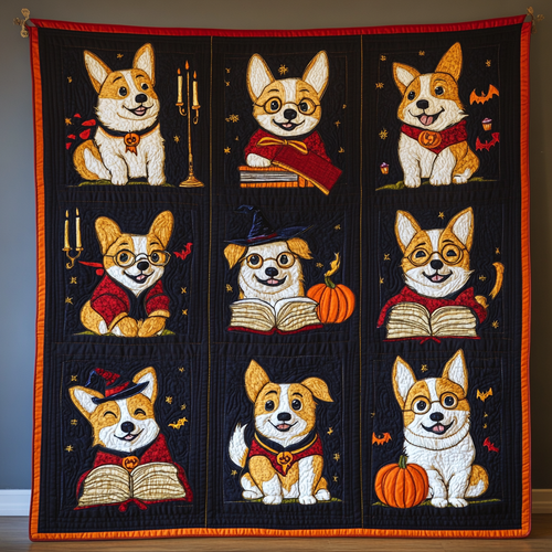 Corgi And The Chamber Of Secrets WN2409006CL Quilt