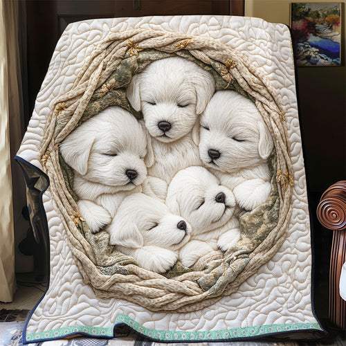 Adorable Puppy WX2312001CL Quilt