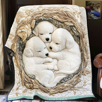 Cute Puppy WX2312016CL Quilt