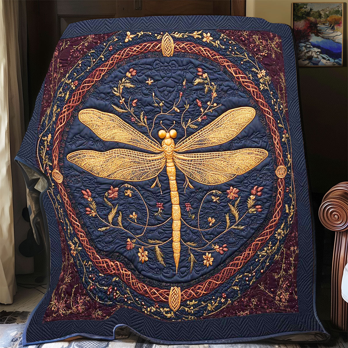 Fairy Dragonfly WP0801046CL Quilt