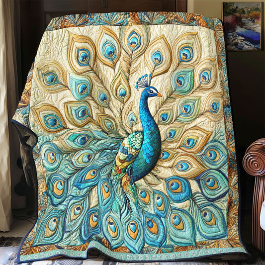 Golden Tail Peacock WX2312030CL Quilt