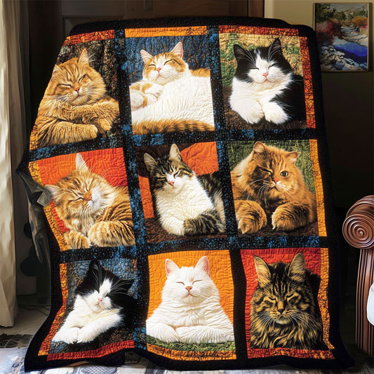 9 Sleeping Cat WP0708001CL Quilt