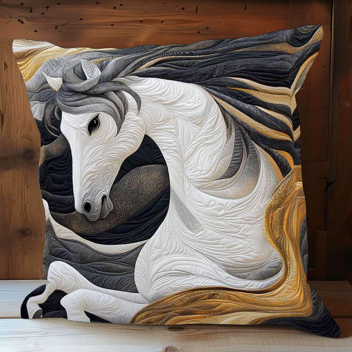 Aesthetic Horse WP0708002CL Quilt Pillow Case