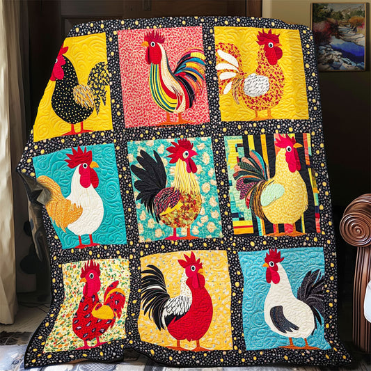 Chicken Drawing Collection WP0708013CL Quilt