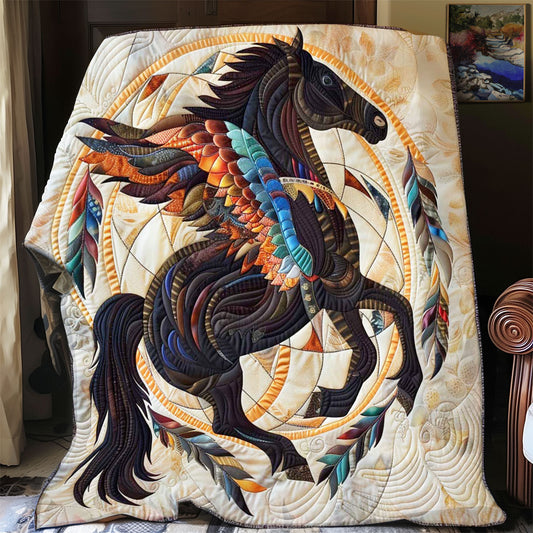 Flying Black Horse WP0708019CL Quilt