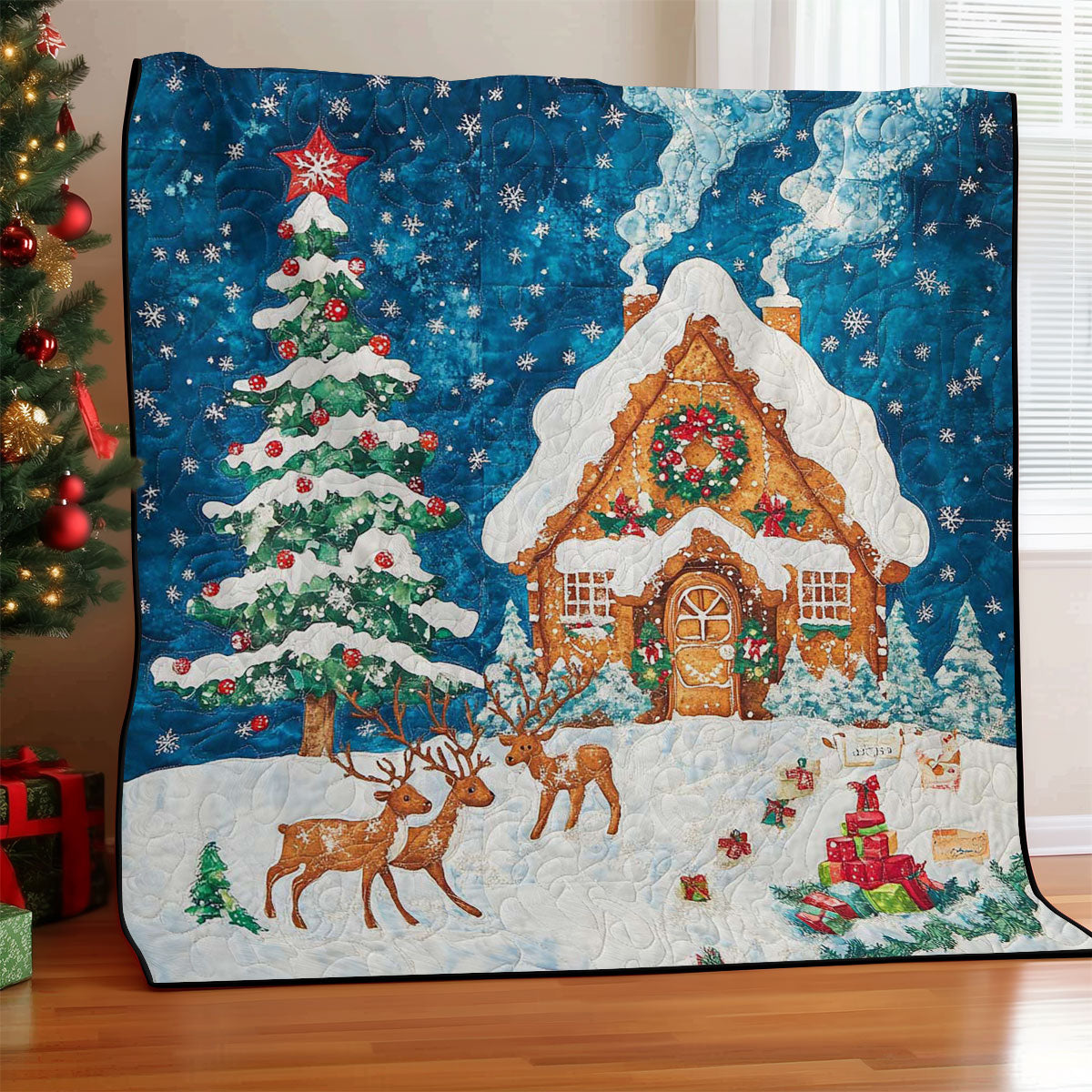 Ginger Bread House WP0208037CL Quilt