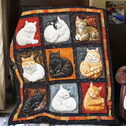 Relaxing Cat WP0708023CL Quilt