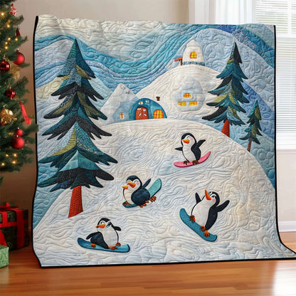 Sliding Penguin WP0508025CL Quilt