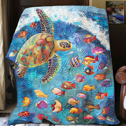 Turtle Ocean WP0708033CL Quilt