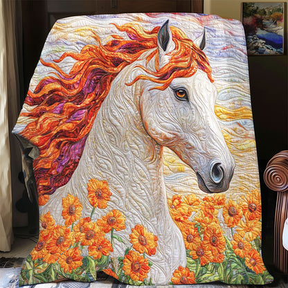 White Red Horse WP0708037CL Quilt