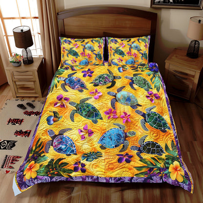 Tropical Forest Turtle WP1008030CL Duvet Cover Set