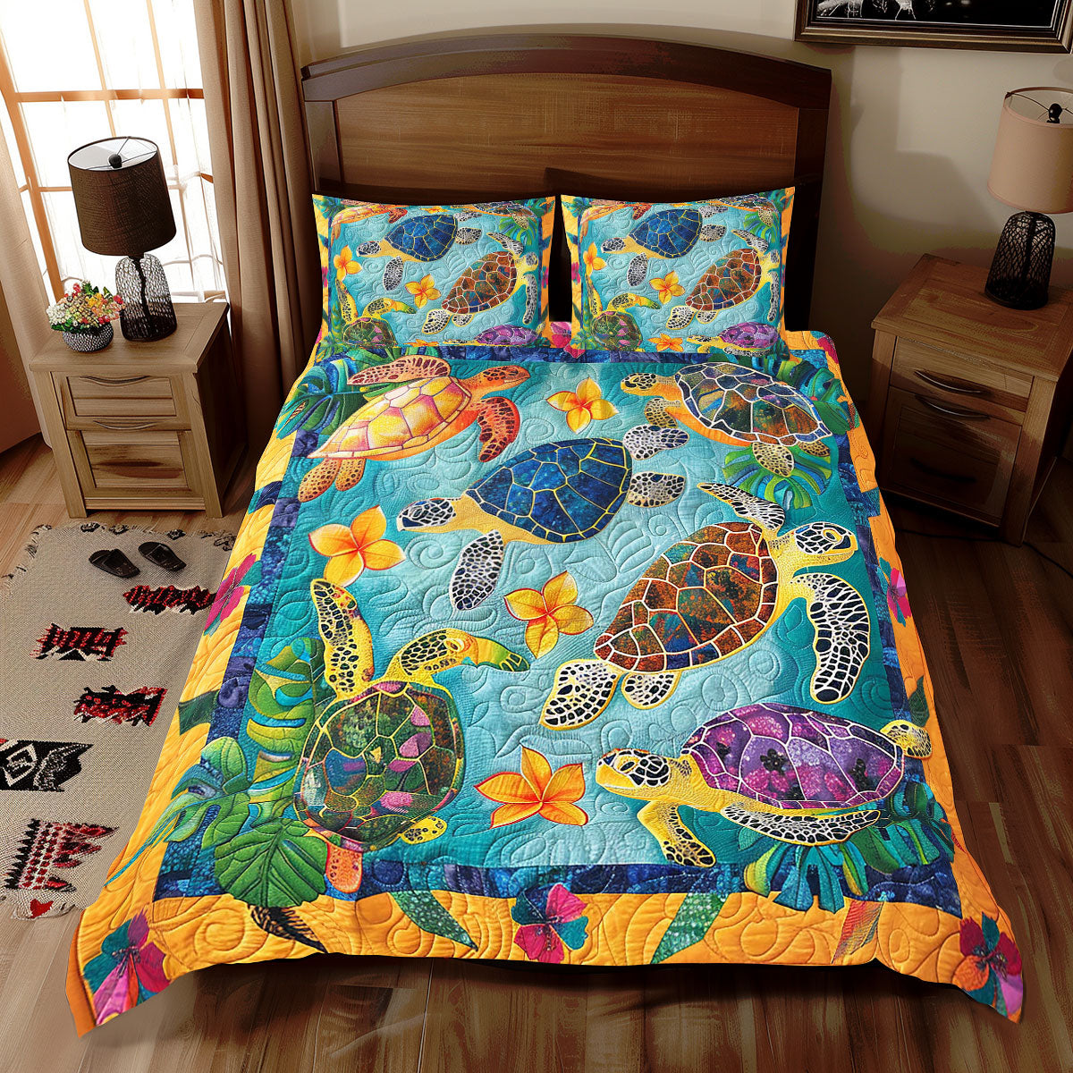 Tropical Turtle WP1008031CL Duvet Cover Set