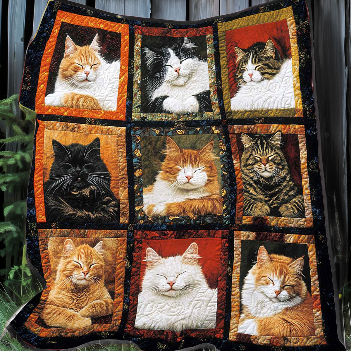 Chilling Cat WP0708014CL Quilt
