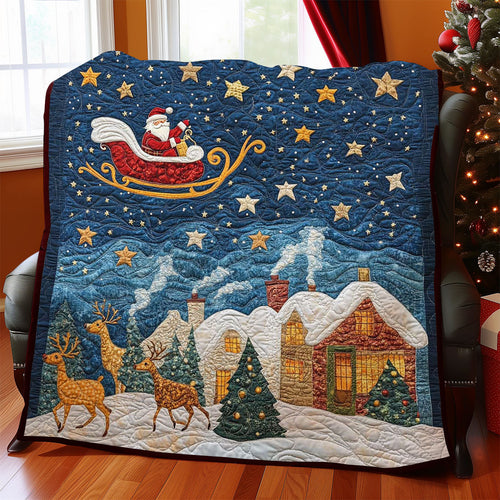 Christmas Night Santa WP0208036CL Quilt