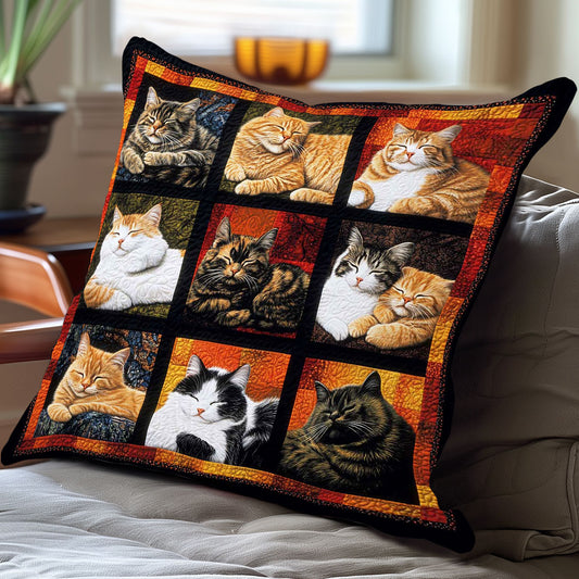 Lying Cat WP0708020CL Quilt Pillow Case