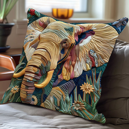 Portrait Jungle Elephant WP0409034CL Quilt Pillow Case