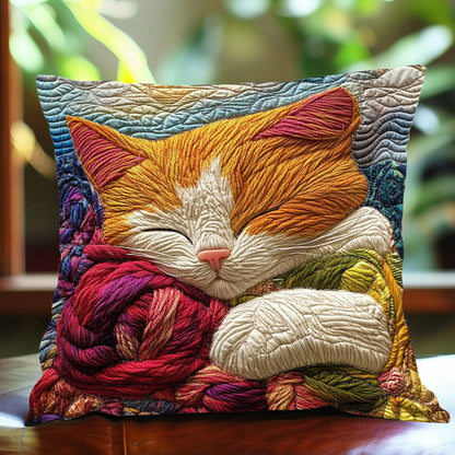 Sleeping Cat WP0108031CL Quilt Pillow Case