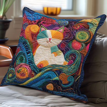 Sleeping Cat Yarn WP0508029CL Quilt Pillow Case