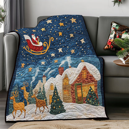 Christmas Night Santa WP0208036CL Quilt