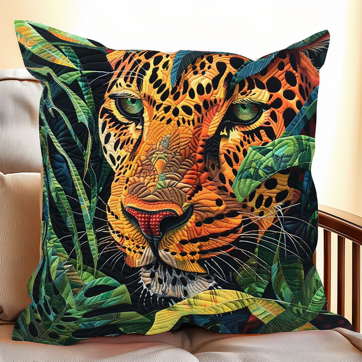 Hunting Leopard WP0409026CL Quilt Pillow Case