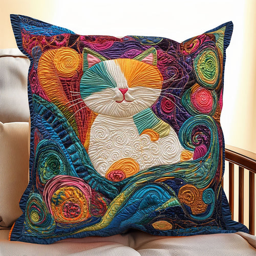 Sleeping Cat Yarn WP0508029CL Quilt Pillow Case