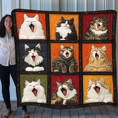 Yawning Cat WP0708039CL Quilt