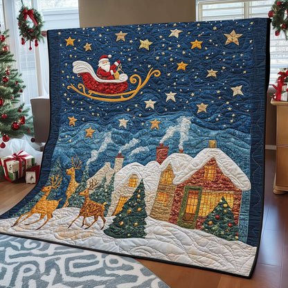 Christmas Night Santa WP0208036CL Quilt