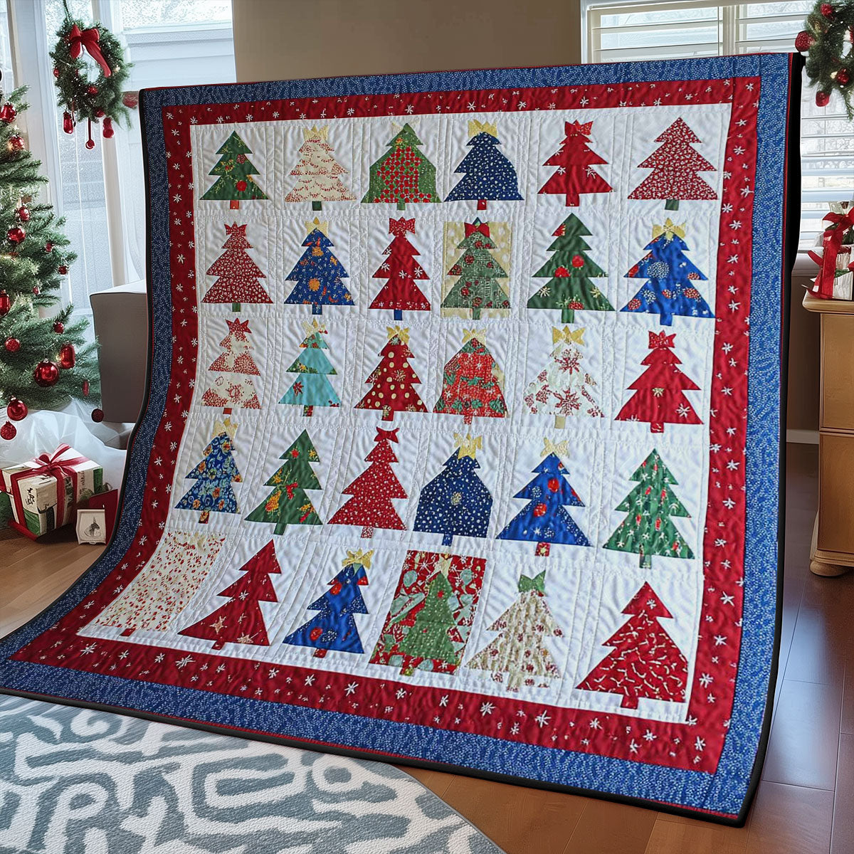 Christmas Tree Collection WP0508037CL Quilt