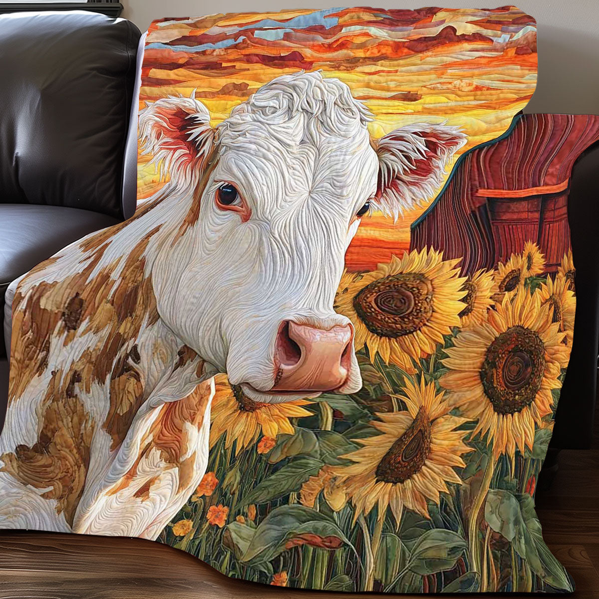 Farm Cow WP0708016CL Quilt