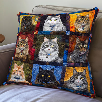 Maine Coon Album WP1408012CL Quilt Pillow Case